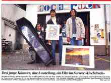 Luzerner Landbote vom 15. Dezember 1995 über die Gruppenausstellung Abart im Hochdrock in Sursee.